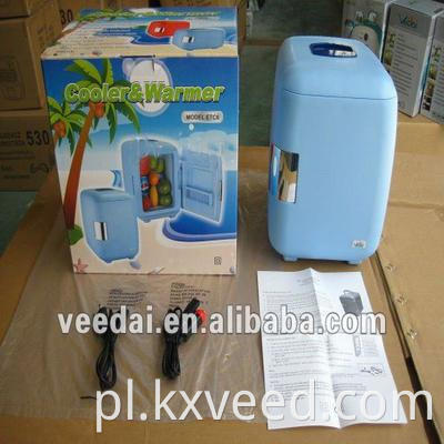 6L w kolorze małej lodówki/biuro domowej mini lodówka/przenośna lodówka